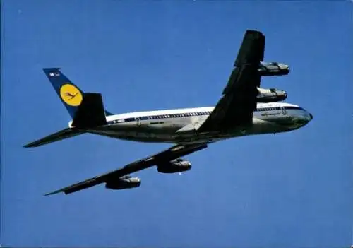 Ak Passagierflugzeug Lufthansa, Boeing 707 Intercontinental Jet