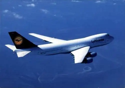 Ak Deutsches Passagierflugzeug, Lufthansa Boeing 747-200