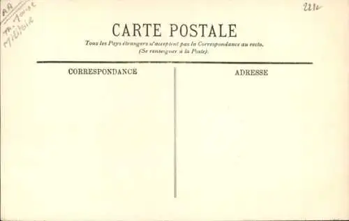 Ak Französisches Kriegsschiff, Le Cassini, Croiseur de 1re classe, Marine de Guerre