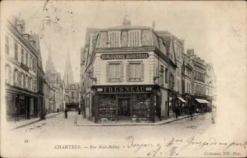 Ak Chartres Eure et Loir, Rue Noel-Bellay