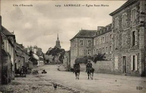 Ak Lamballe Côtes d’Armor, Kirche Saint-Martin