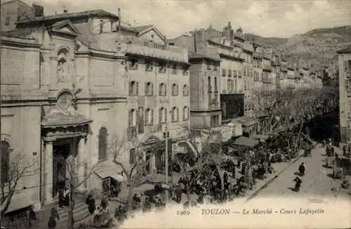 Ak Toulon Var, le Marche, Cours Lafayette