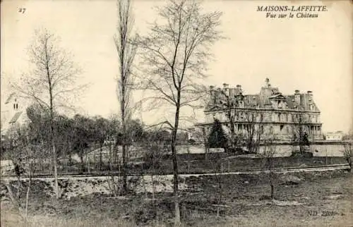 Ak Maisons Laffitte Yvelines, Schloss