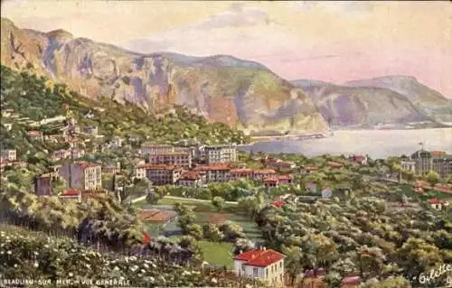 Ak Beaulieu sur Mer Alpes Maritimes, Gesamtansicht