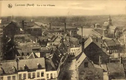 Ak Comines Nord, Blick auf den Col d’Oiseau