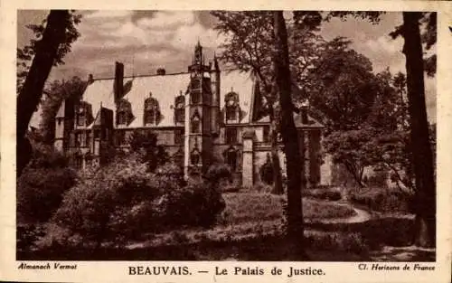 Ak Beauvais Oise, Palais de Justice