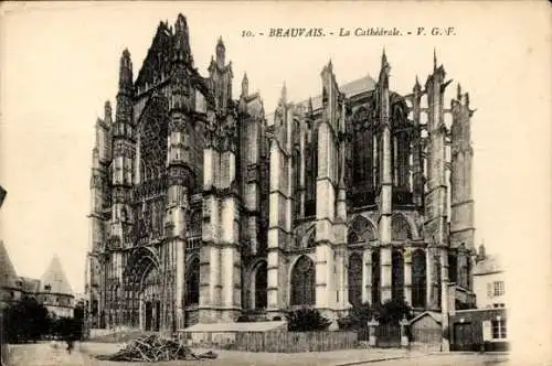 Ak Beauvais Oise, Kathedrale Saint-Pierre