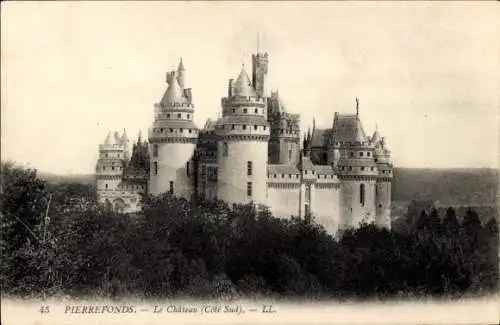 Ak Pierrefonds Oise, Schloss