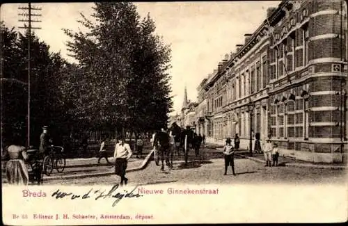 Ak Breda Nordbrabant Niederlande, Nieuwe Ginnekenstraat