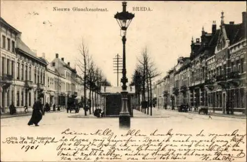 Ak Breda Nordbrabant Niederlande, Nieuwe Ginnekenstraat