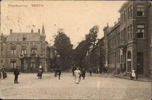 Ak Breda Nordbrabant Niederlande, Ginnekenweg