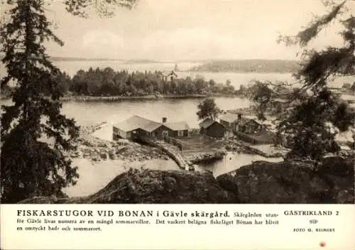 Ak Bönan Schweden, Fischerhütten