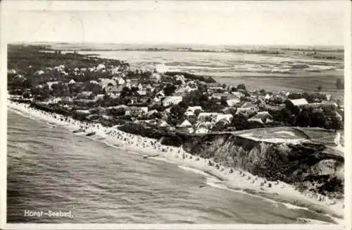 Ak Niechorze Ostseebad Horst Pommern, Panorama