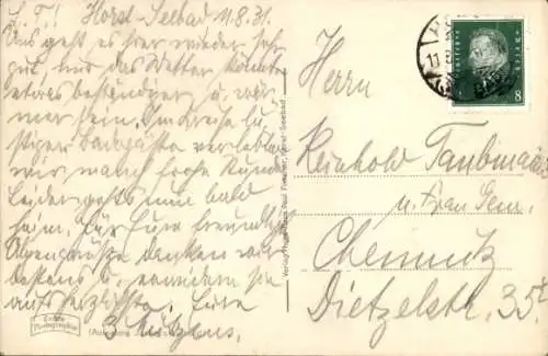 Ak Niechorze Ostseebad Horst Pommern, Panorama