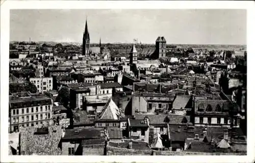 Ak Toruń Thorn Westpreußen, Widok na miasto z wiezy ratuszowej, Blick vom Rathausturm auf die Stadt