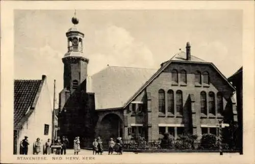 Ak Stavenisse Zeeland Niederlande, Ned. Herv. Kerk