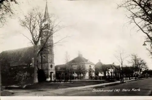 Ak Stadskanaal Groningen, Herv. Kirche