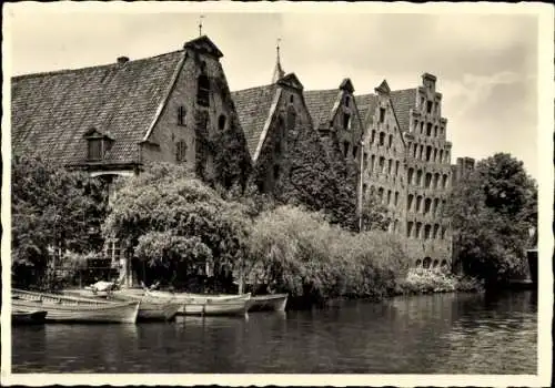 Ak Lübeck, Salzspeicher