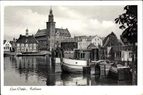 Ak Leer in Ostfriesland, Rathaus