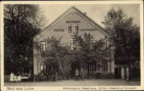 Ak Luthe Wunstorf in Niedersachsen, Gasthaus