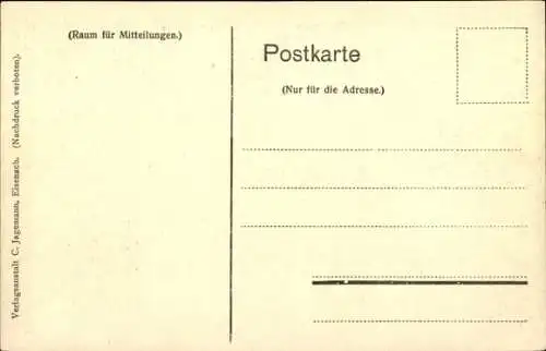 Ak Eisenach in Thüringen, schöne Detailansicht