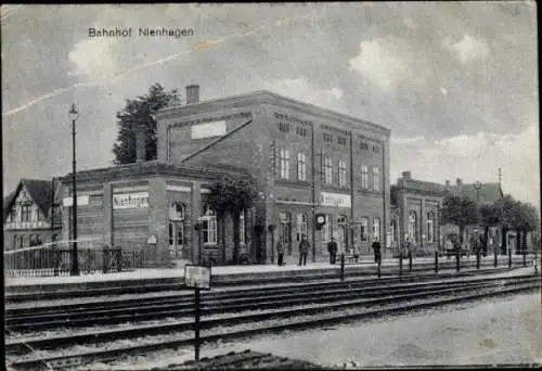 Ak Nienhagen in Niedersachsen, Bahnhof