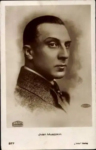 Ak Schauspieler Jvan Musjokin, Portrait