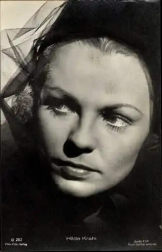 Ak Schauspielerin Hilde Krahl, Portrait