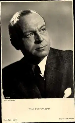 Ak Schauspieler Paul Hartmann, Portrait