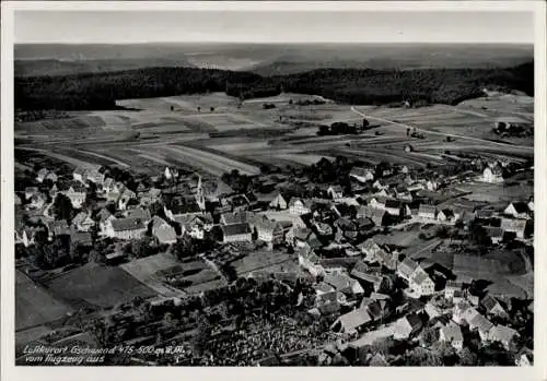 Ak Gschwend Ostalbkreis, Fliegeraufnahme