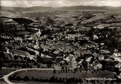 Ak Kusel in der Pfalz, Fliegeraufnahme