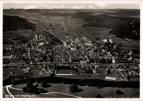 Ak Ebingen Albstadt in Württemberg, Fliegeraufnahme