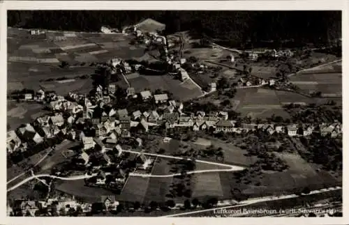 Ak Baiersbronn im Schwarzwald, Fliegeraufnahme