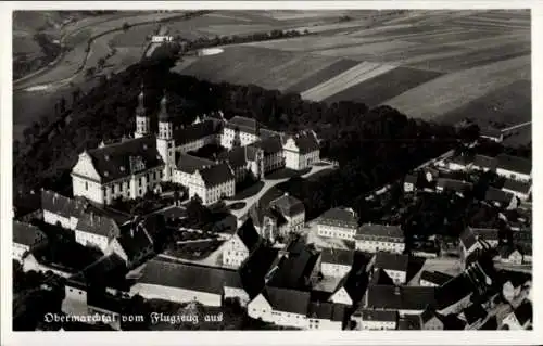 Ak Obermarchtal in Württemberg, Panorama, Fliegeraufnahme