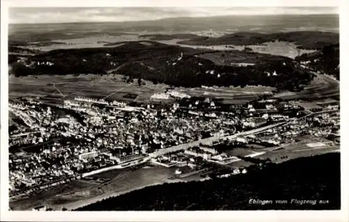 Ak Ebingen Albstadt in Württemberg, Fliegeraufnahme