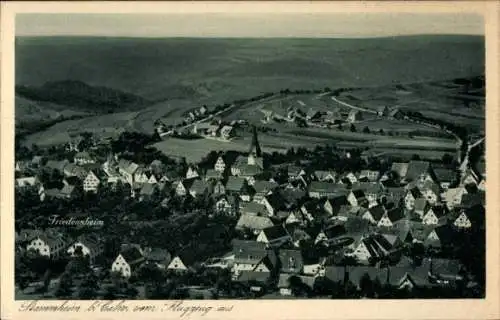 Ak Stammheim Calw im Schwarzwald, Fliegeraufnahme, Erholungshaus Friedensheim