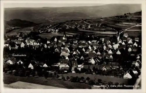 Ak Stammheim Calw im Schwarzwald, Fliegeraufnahme