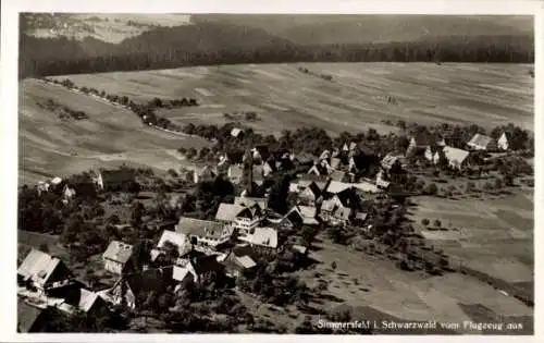 Ak Simmersfeld im Schwarzwald, Fliegeraufnahme