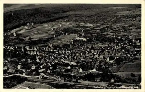 Ak Hofheim im Taunus Hessen, Fliegeraufnahme