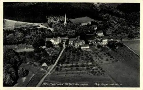 Ak Rödgen bei Siegen, Fliegeraufnahme