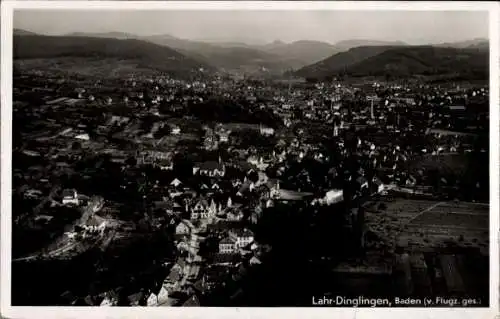 Ak Dinglingen Lahr im Schwarzwald, Fliegeraufnahme