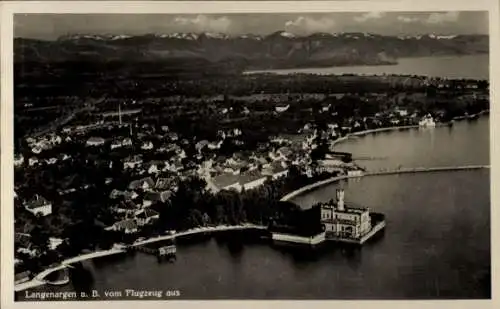 Ak Langenargen am Bodensee, Fliegeraufnahme