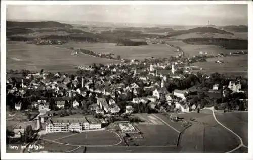 Ak Isny im Allgäu, Fliegeraufnahme