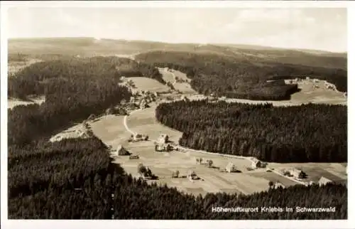 Ak Kniebis Freudenstadt im Nordschwarzwald, Fliegeraufnahme, Gasthaus zum Waldhorn