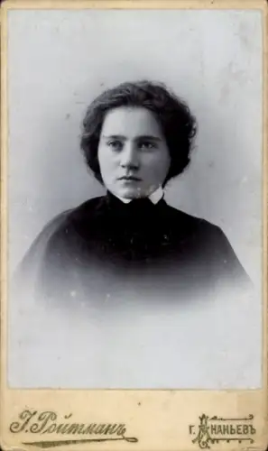 CdV Ananjiw Ukraine, Porträt einer jungen Frau