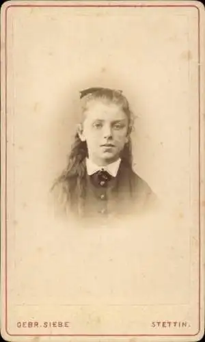 CdV Kinderportrait, Mädchen