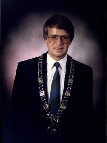 Foto Norbert Hofmann, Bürgermeister Stadt Viernheim, Portrait, Autogramm