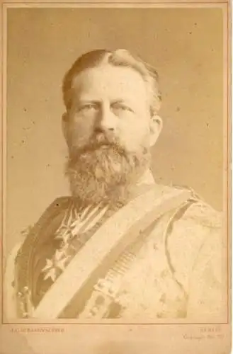 Foto Kaiser Friedrich III., Porträt in Uniform