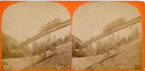 Stereo Foto Rigibahn, Teilansicht der Strecke