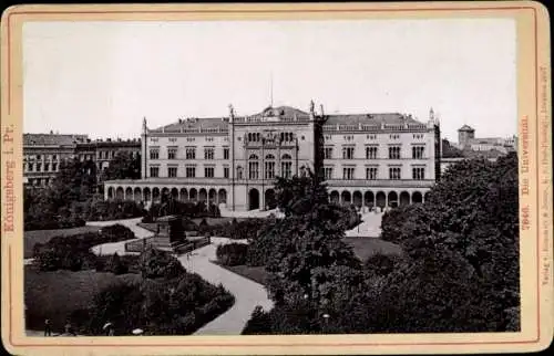 Kabinett Foto Kaliningrad Königsberg Ostpreußen, Universität, Park, Denkmal